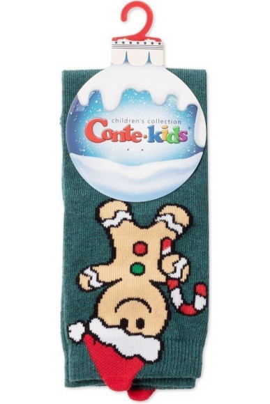 Шкарпетки дитячі Conte-kids Новорічні 21С-64СП (652) Пряничний чоловічок
