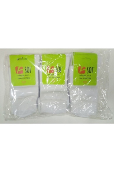 Шкарпетки чоловічі SOI™ (упаковка 12 шт.) 100% cotton