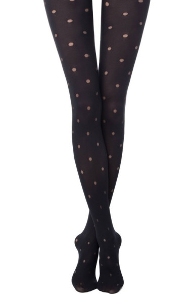 Колготки жіночі Conte Fantasy Enjoy в прозорий горошок