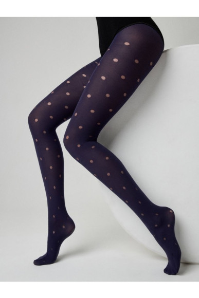 Колготки жіночі Conte Fantasy Enjoy в прозорий горошок