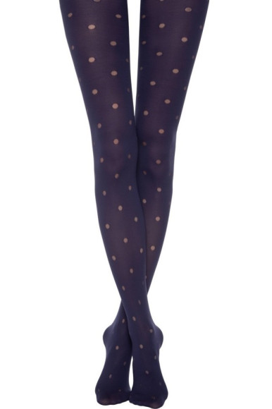 Колготки жіночі Conte Fantasy Enjoy в прозорий горошок