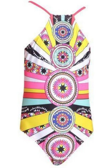 Купальник для дівчат Esli Tropical злитий