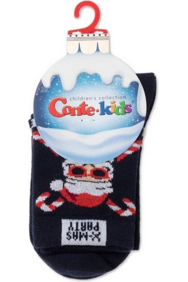 Шкарпетки дитячі Conte-kids Новорічні 21С-67СП (653) «Santa Party»