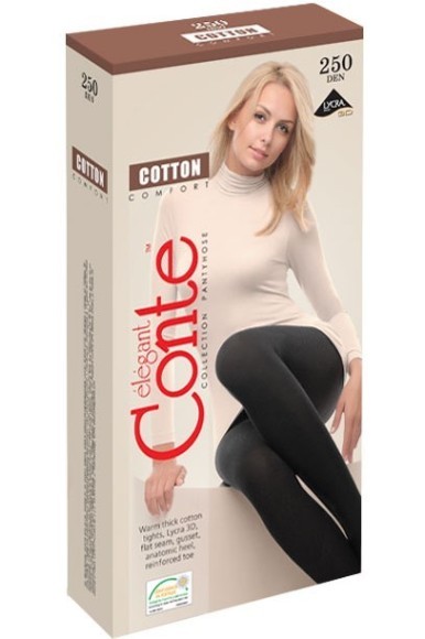 Колготки женские Conte Cotton 250 Den