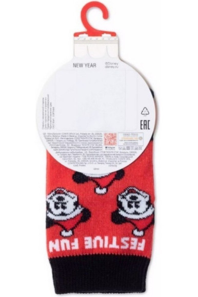 Шкарпетки дитячі Conte-kids Новорічні Disney 21С-64СП (648) Christmas Mickey