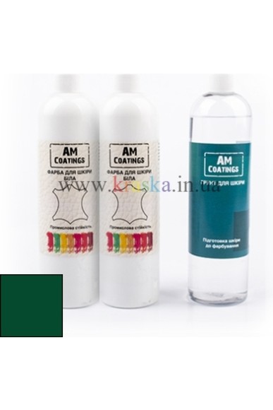Набір для фарбування шкіри салону - Зелений AM Coatings