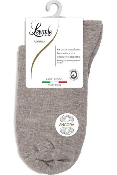 Шкарпетки жіночі Levante L0225S (000) ангора однотонні