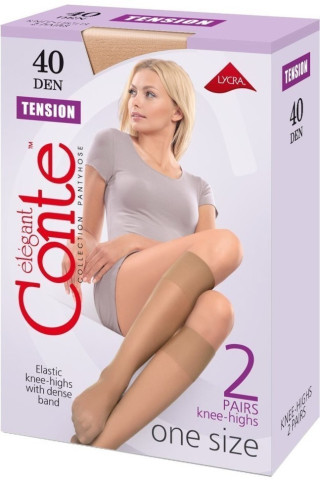 Гольфи жіночі Conte Tension 40 Den, 2 пари