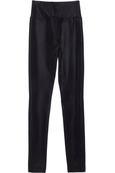 Легінси жіночі Conte Miss Conte моделюючі з високою посадкою зі штучної шкіри