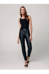 Легінси жіночі Conte Vanessa моделюючі з високою посадкою зі штучної шкіри