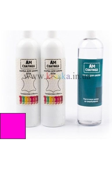 Набор для покраски кожи салона - Розовый AM Coatings
