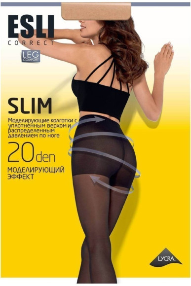 Колготки жіночі Esli Slim 20 Den Колготки жіночі Esli Slim 20 Den