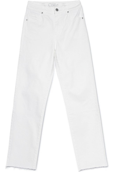 Джинси жіночі Conte CON-316 укорочені straight leg з високою посадкою