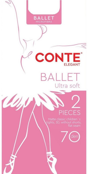 Колготки дитячі Conte Ballet поліамідні для танців Колготки дитячі Conte Ballet поліамідні для танців