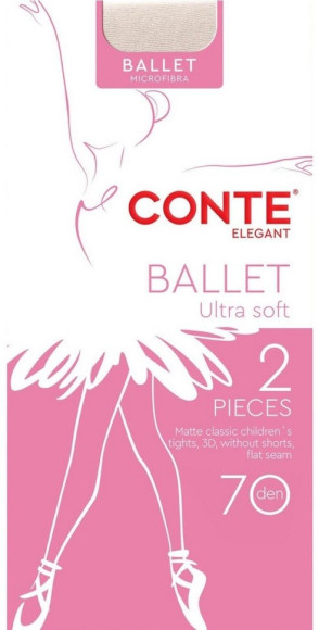 Колготки дитячі Conte Ballet поліамідні для танців Колготки дитячі Conte Ballet поліамідні для танців