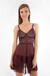 Нічна сорочка жіноча Texaleksa 04.5001 з мереживним ліфом