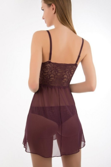 Нічна сорочка жіноча Texaleksa 04.5001 з мереживним ліфом