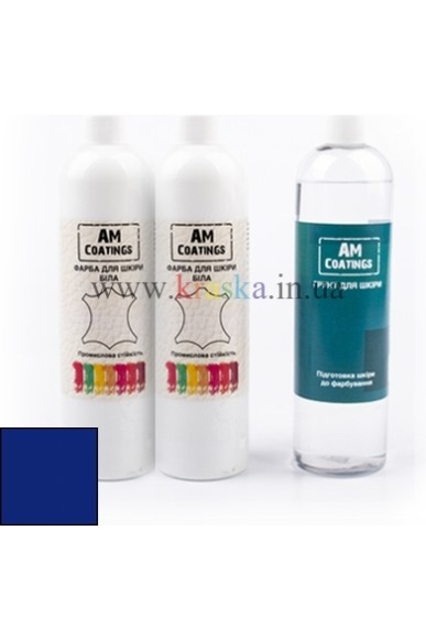 Набор для покраски кожи салона - Синий AM Coatings