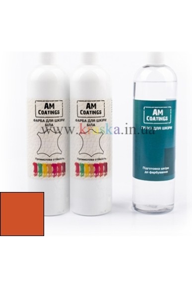 Набор для покраски кожи салона - Терракотовый AM Coatings