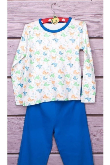 Піжама дитяча NISO BABY ММТ 23101 з дельфінами