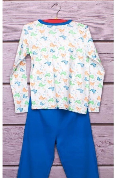 Піжама дитяча NISO BABY ММТ 23101 з дельфінами