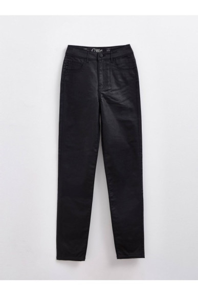 Джинси жіночі Conte CON-384 straight leg з високою посадкою та напиленням «під шкіру»