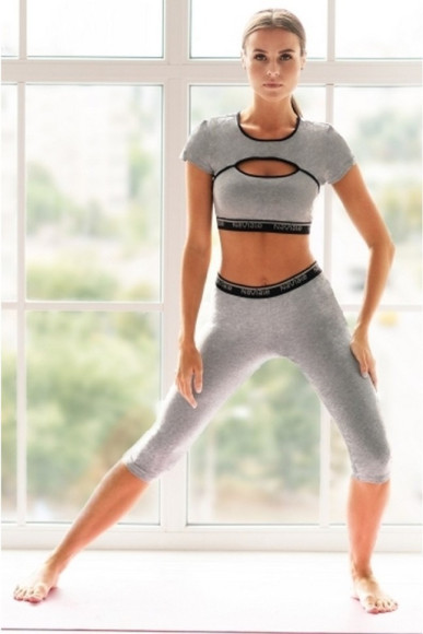 Легінси жіночі NAVIALE AL.01.001 спортивні з бавовни