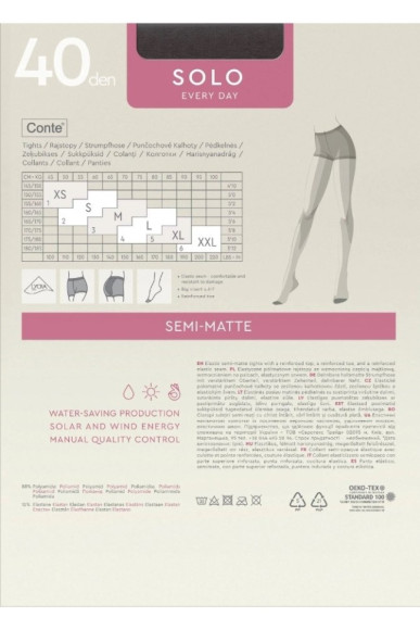 Колготки жіночі Conte Solo 40 Den (EURO)
