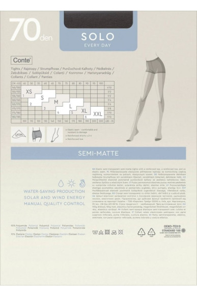 Колготки жіночі Conte Solo 70 Den (Euro)