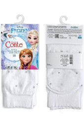 Напівпанчохи дитячі Conte Disney Frozen 20 18С-173СПМ поліамідні з люрексом та сніжинками