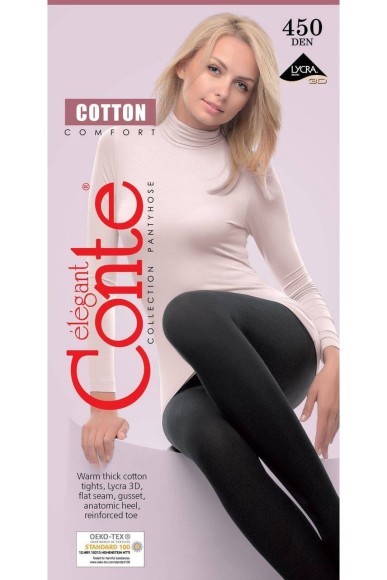 Колготки жіночі Conte Cotton 450 Den
