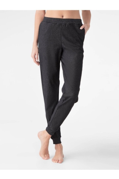 Термоджогери Conte Sport lux black бавовняні з мерехтінням люрексу