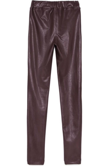 Термолеггінси Conte Bella моделюють з високою посадкою зі штучної шкіри