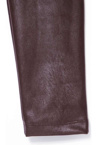 Термолеггінси Conte Bella моделюють з високою посадкою зі штучної шкіри