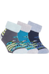 Шкарпетки дитячі Conte-kids Sof-tiki 7С-62СП (258) махрові з відворотом антиковзкі