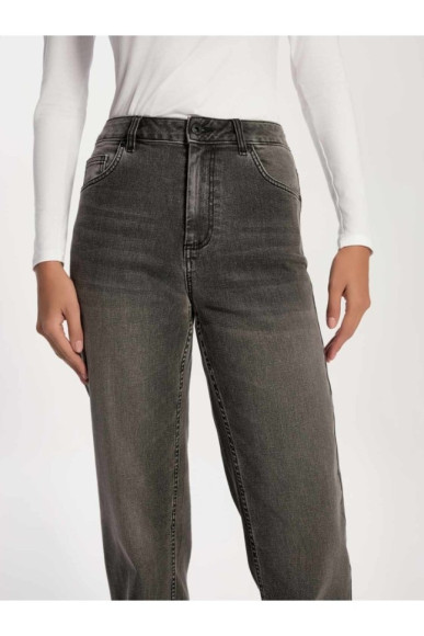 Джинси жіночі Conte CON-824 straight з ефектом потертості