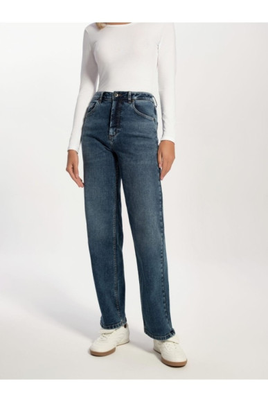 Джинси жіночі Conte CON-825 straight з ефектом вінтажної варки