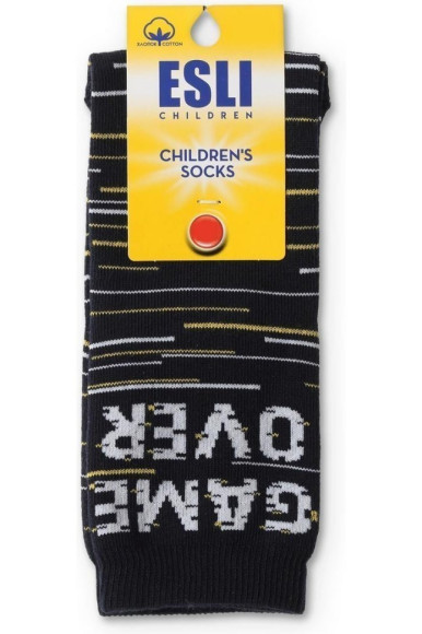Шкарпетки дитячі Esli 21С-90СПЕ (690) з малюнками "Game over"
