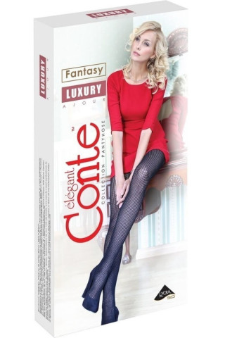 Колготки жіночі Conte Fantasy Luxury ажурні