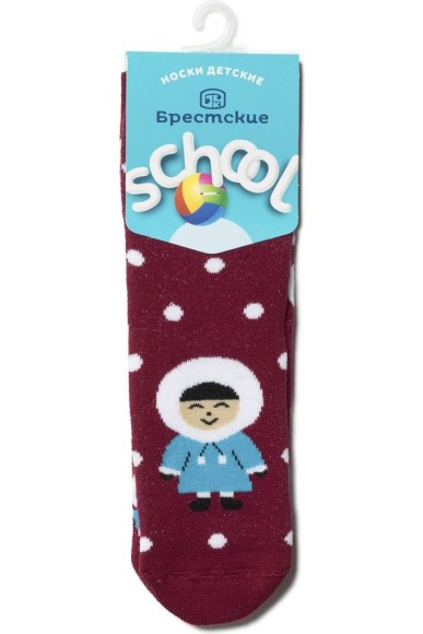 Шкарпетки дитячі Брестські School 3060 (172) махрові