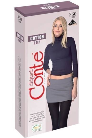 Колготки жіночі Conte Cotton Top 250 Den