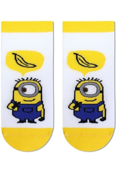 Шкарпетки дитячі Брестські Minions 3095 (703) укорочені Шкарпетки дитячі Брестські Minions 3095 (703) укорочені