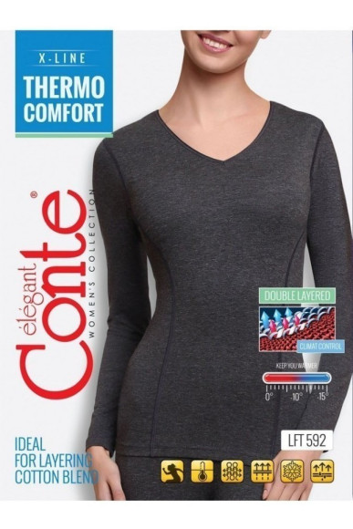 Термобілизна фуфайка жіноча Conte LFT 592