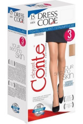 Колготки жіночі Conte Dress Code 15 Den 3 шт.