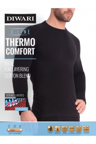 Термобілизна фуфайка чоловіча DiWaRi MFT 588