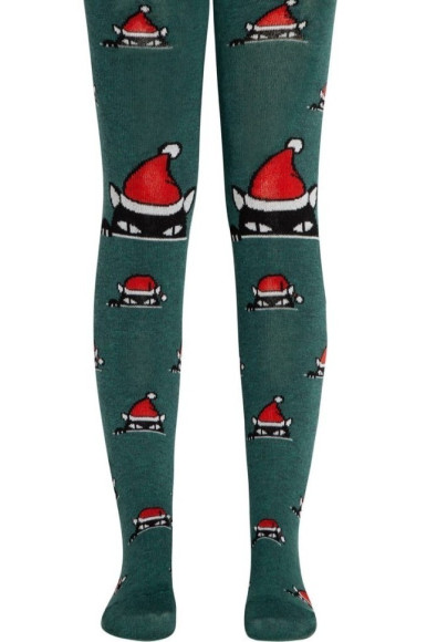 Колготки дитячі Conte-kids новорічні 19С-95/1СП (557) «Xmas cat»