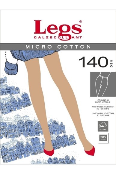 Колготки жіночі LEGS 603 MICRO COTTON 140 Den