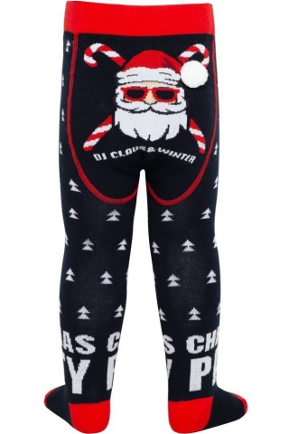 Колготки дитячі Conte-kids новорічні 21С-31/1СП (584) з помпоном «SantaParty» Колготки дитячі Conte-kids новорічні 21С-31/1СП (584) з помпоном «SantaParty»