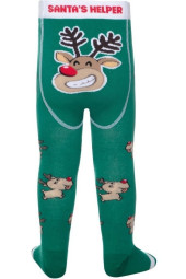 Колготки дитячі Conte-kids новорічні 21С-31СПМ (589) Deer Рудольфа