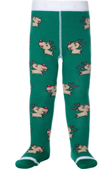 Колготки дитячі Conte-kids новорічні 21С-31СПМ (589) Deer Рудольфа